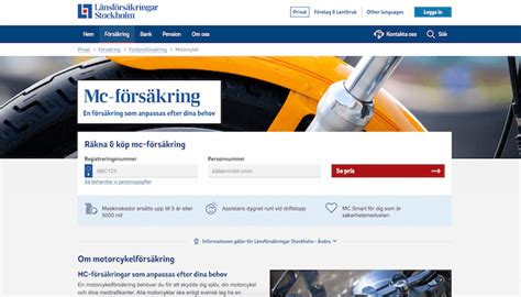 beräkna mc försäkring på nätet|compare mc försäkring.